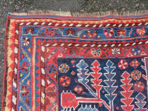 ANTIQUE TREE OF LIFE LURI TRIBAL KELLEH RUG CARPET QASHQAI KHAMSEH INTEREST 358CM X 161CM - ADDITIONAL PHOTO 8