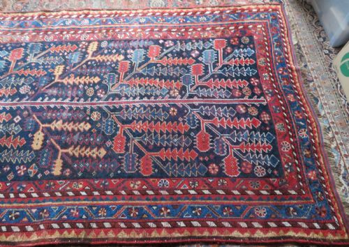 ANTIQUE TREE OF LIFE LURI TRIBAL KELLEH RUG CARPET QASHQAI KHAMSEH INTEREST 358CM X 161CM - ADDITIONAL PHOTO 22