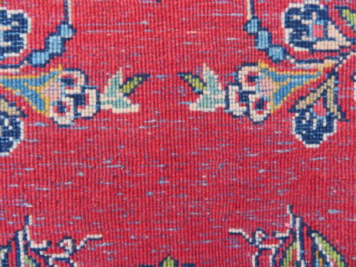 ANTIQUE KASHAN PICTORIAL RUG 166CM X 104CM - ADDITIONAL PHOTO 11