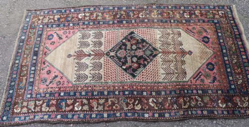 ANTIQUE KURDISH TRIBAL RUG 206CM X 117CM - ADDITIONAL PHOTO 1