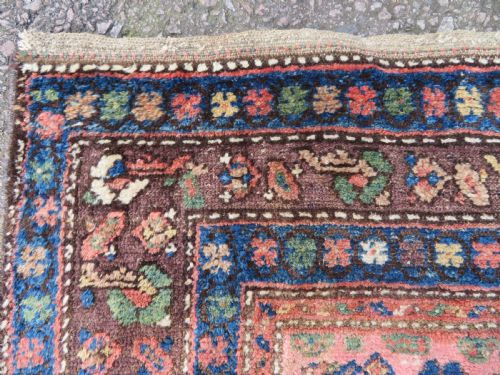ANTIQUE KURDISH TRIBAL RUG 206CM X 117CM - ADDITIONAL PHOTO 10