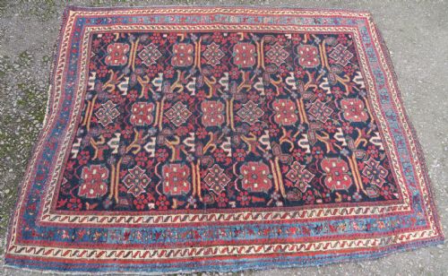 DISTRESSED ANTIQUE AFSHAR RUG 173CM X 137CM - ADDITIONAL PHOTO 1