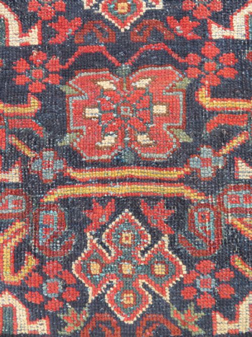 DISTRESSED ANTIQUE AFSHAR RUG 173CM X 137CM - ADDITIONAL PHOTO 4