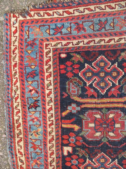 DISTRESSED ANTIQUE AFSHAR RUG 173CM X 137CM - ADDITIONAL PHOTO 9