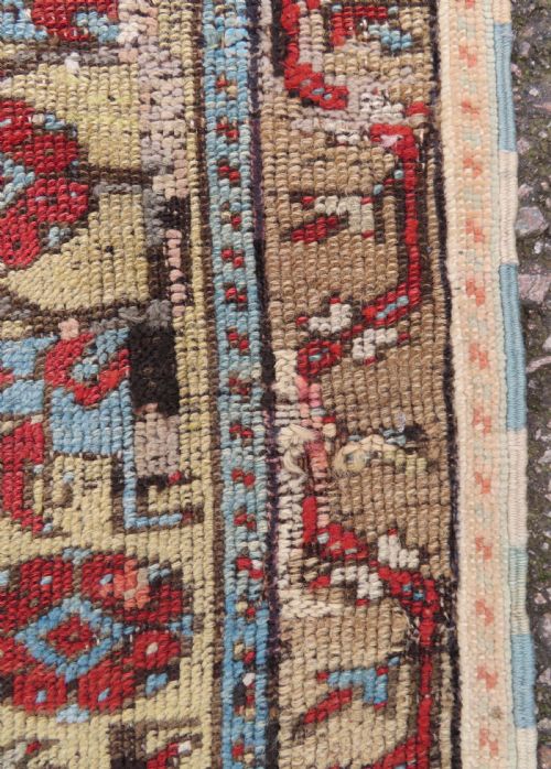 ANTIQUE 18TH CENTURY TURKISH LADIK PRAYER RUG 203CM X 114CM - ADDITIONAL PHOTO 12