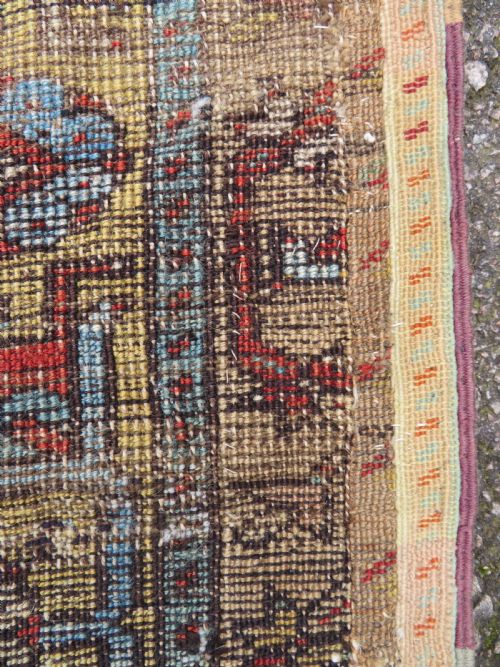 ANTIQUE 18TH CENTURY TURKISH LADIK PRAYER RUG 203CM X 114CM - ADDITIONAL PHOTO 21