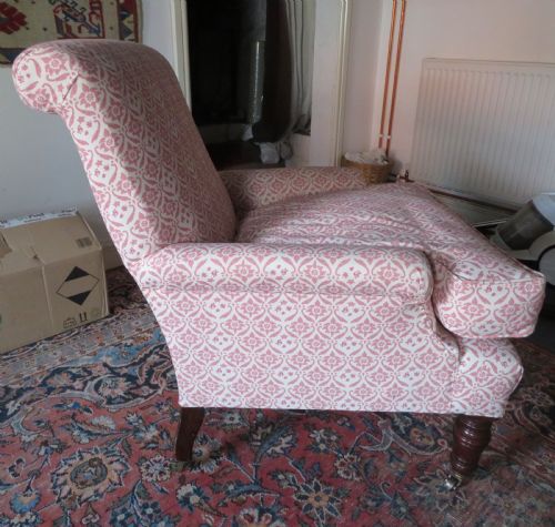 JAMES SHOOLBRED ARMCHAIR WITH HOWARD AND SONS TOP COVER - ADDITIONAL PHOTO 3