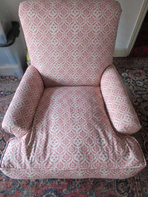 JAMES SHOOLBRED ARMCHAIR WITH HOWARD AND SONS TOP COVER - ADDITIONAL PHOTO 1