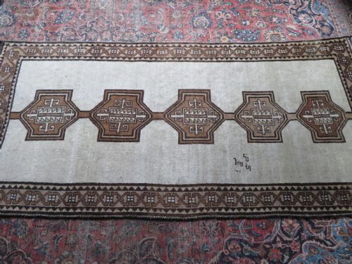 ANTIQUE GABBEH LONG TRIBAL RUG 239CM X 117CM - ADDITIONAL PHOTO 17