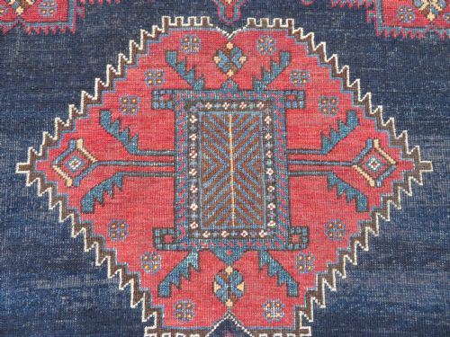 ANTIQUE AFSHAR TRIBAL RUG 132CM X 114CM - ADDITIONAL PHOTO 2