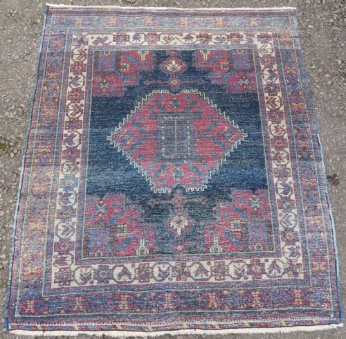 ANTIQUE AFSHAR TRIBAL RUG 132CM X 114CM - ADDITIONAL PHOTO 8