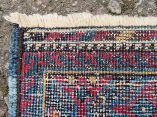 ANTIQUE AFSHAR TRIBAL RUG 132CM X 114CM - ADDITIONAL PHOTO 11
