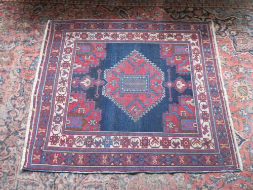 ANTIQUE AFSHAR TRIBAL RUG 132CM X 114CM - ADDITIONAL PHOTO 13