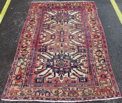 Antique North West Persian "Chelaberd" Design Rug. 212cm X 150cm.