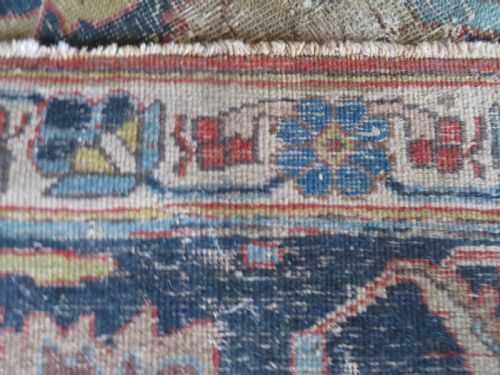 ANTIQUE TABRIZ CARPET 366CM X 275CM - ADDITIONAL PHOTO 18