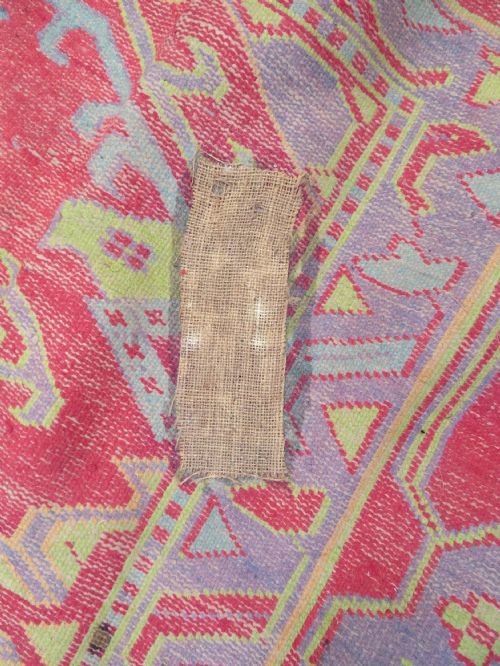 LARGE DECORATIVE ANTIQUE USHAK CARPET 453CM X 380CM - ADDITIONAL PHOTO 29