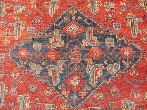 ANTIQUE KURDISH BIDJAR BIJAR KELLEH CARPET 536CM X 234CM - ADDITIONAL PHOTO 10