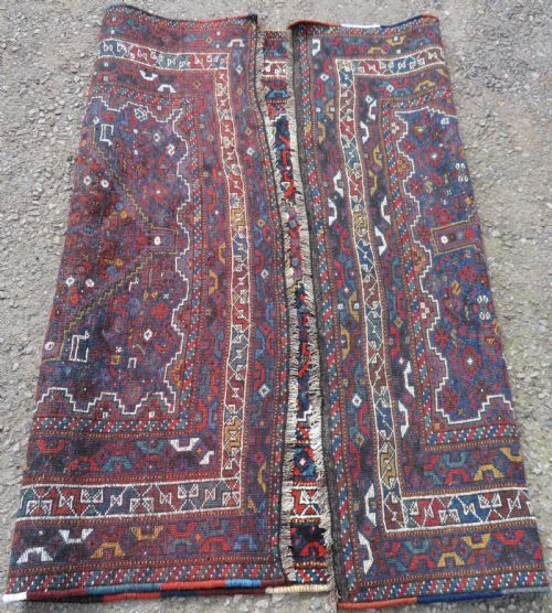 ANTIQUE KHAMSEH TRIBAL RUG 214CM X 167CM - ADDITIONAL PHOTO 16