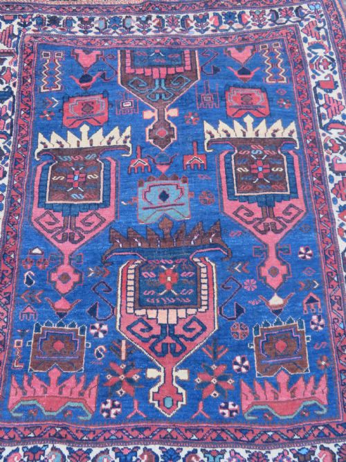 COLLECTORS EARLY ANTIQUE AFSHAR TRIBAL RUG 145CM X 120CM - ADDITIONAL PHOTO 2