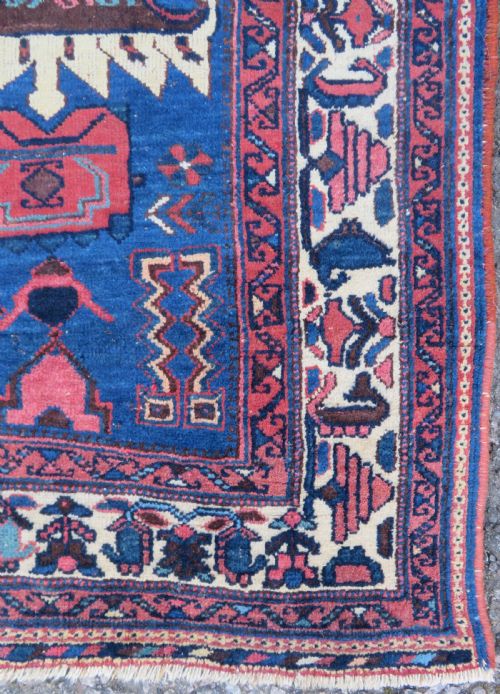 COLLECTORS EARLY ANTIQUE AFSHAR TRIBAL RUG 145CM X 120CM - ADDITIONAL PHOTO 7