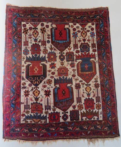 COLLECTORS EARLY ANTIQUE AFSHAR TRIBAL RUG 145CM X 120CM - ADDITIONAL PHOTO 17