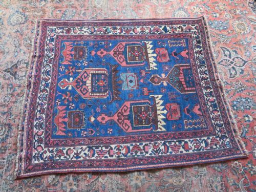 COLLECTORS EARLY ANTIQUE AFSHAR TRIBAL RUG 145CM X 120CM - ADDITIONAL PHOTO 22