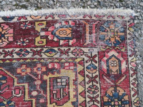 ANTIQUE SHABBY CHIC MALAYER RUG 202CM X 133CM - ADDITIONAL PHOTO 5