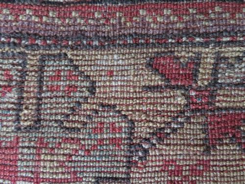 ANTIQUE TURKISH MILAS MELAS PRAYER RUGCIRCA 1860 162CM X 120CM - ADDITIONAL PHOTO 17