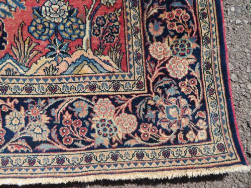 ANTIQUE KASHAN RUG 211CM X 136CM - ADDITIONAL PHOTO 6