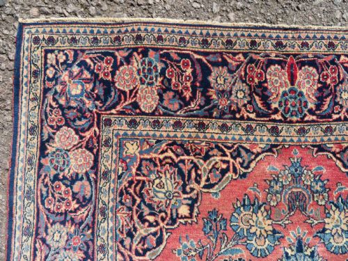 ANTIQUE KASHAN RUG 211CM X 136CM - ADDITIONAL PHOTO 8