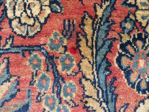 ANTIQUE KASHAN RUG 211CM X 136CM - ADDITIONAL PHOTO 9