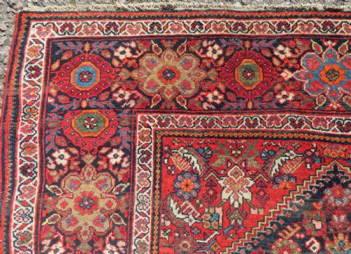 FINE ANTIQUE MALAYER RUG 204CM X 130CM - ADDITIONAL PHOTO 4