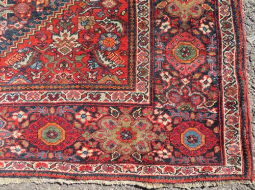 FINE ANTIQUE MALAYER RUG 204CM X 130CM - ADDITIONAL PHOTO 8