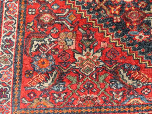 FINE ANTIQUE MALAYER RUG 204CM X 130CM - ADDITIONAL PHOTO 10