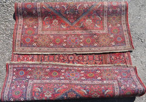 FINE ANTIQUE MALAYER RUG 204CM X 130CM - ADDITIONAL PHOTO 11