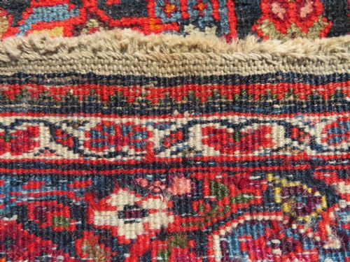 FINE ANTIQUE MALAYER RUG 204CM X 130CM - ADDITIONAL PHOTO 13