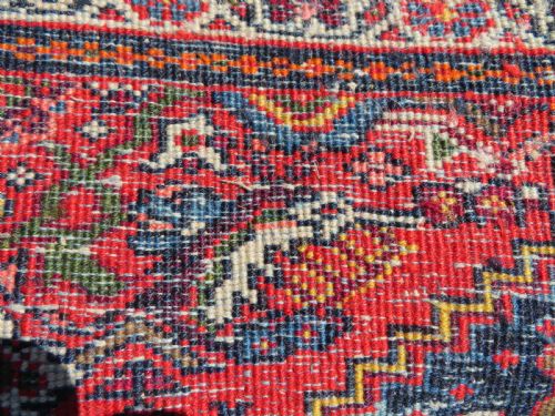 FINE ANTIQUE MALAYER RUG 204CM X 130CM - ADDITIONAL PHOTO 14