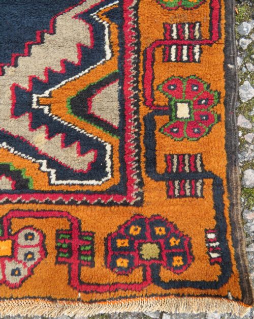OLD TURKISH YAHYALI VILLAGE RUG 148CM X 90CM - ADDITIONAL PHOTO 6