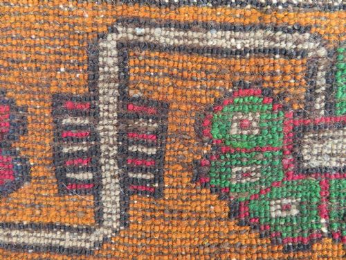 OLD TURKISH YAHYALI VILLAGE RUG 148CM X 90CM - ADDITIONAL PHOTO 11