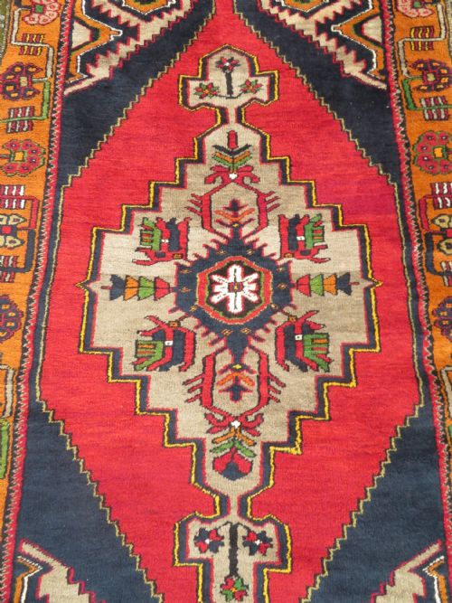 OLD TURKISH YAHYALI VILLAGE RUG 148CM X 90CM - ADDITIONAL PHOTO 1