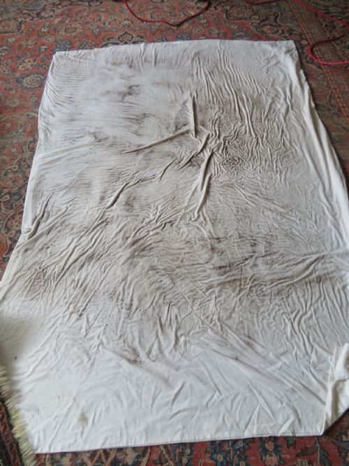 ANTIQUE DISTRESSED BALUCH PRAYER RUG 160CM X 123CM - ADDITIONAL PHOTO 16