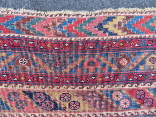 ANTIQUE KHAMSEH RUG ARAB TRIBES 265CM X 154CM - ADDITIONAL PHOTO 11