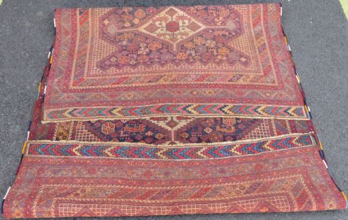ANTIQUE KHAMSEH RUG ARAB TRIBES 265CM X 154CM - ADDITIONAL PHOTO 19