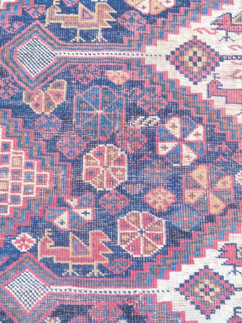 ANTIQUE KHAMSEH RUG ARAB TRIBES 265CM X 154CM - ADDITIONAL PHOTO 15