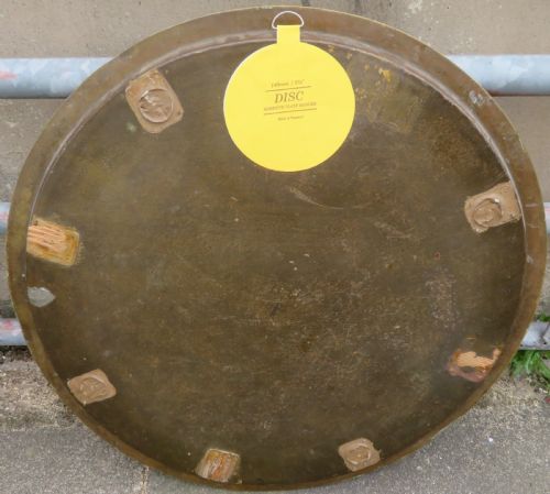 LARGE CAIROWARE ISLAMIC BRASS ENGRAVED TRAY - ADDITIONAL PHOTO 8