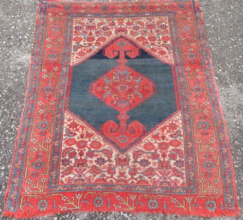 ANTIQUE KURDISH BIJAR RUG 150CM X 125CM