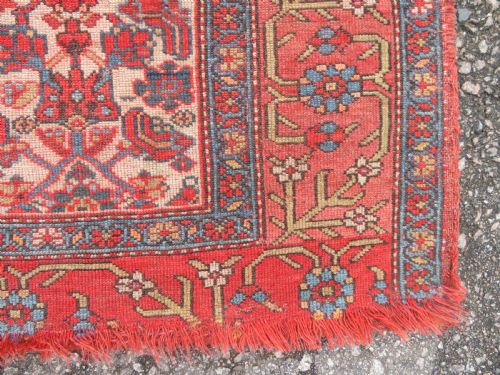 ANTIQUE KURDISH BIJAR RUG 150CM X 125CM - ADDITIONAL PHOTO 5