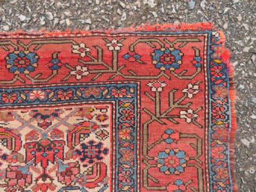 ANTIQUE KURDISH BIJAR RUG 150CM X 125CM - ADDITIONAL PHOTO 6