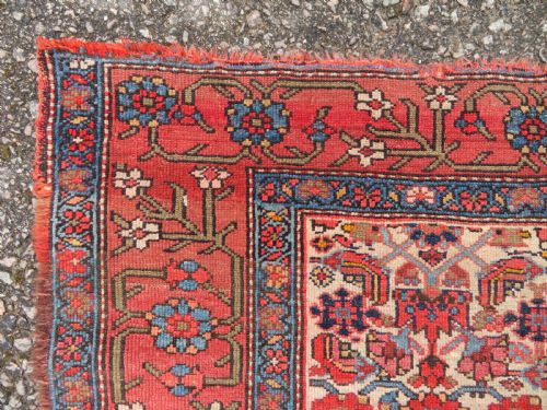 ANTIQUE KURDISH BIJAR RUG 150CM X 125CM - ADDITIONAL PHOTO 7