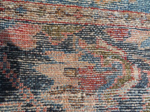 AUTHENTIC DISTRESSED ANTIQUE SAROUK RUG 162CMX110CM - ADDITIONAL PHOTO 12
